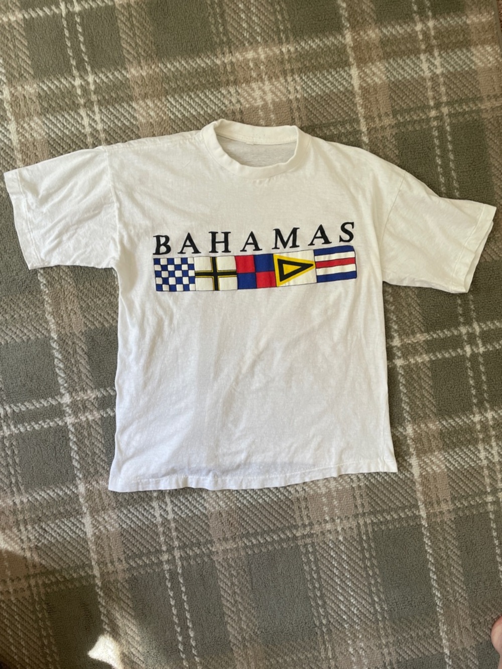 VTG single stitch Bahamas graphic tshirt M